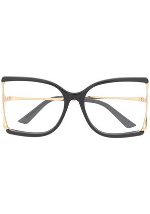 Gucci Eyewear oversized square-frame sunglasses - Black