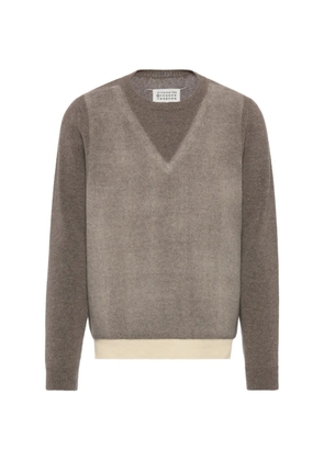 Maison Margiela Memory of trompe l'oeil sweater - Brown