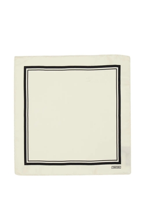 TOM FORD silk frame pocket square - Neutrals