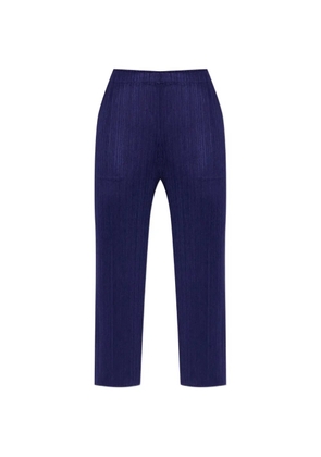 Pleats Please Issey Miyake pleated trousers - Blue