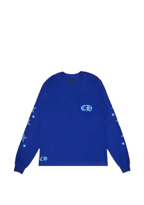 Chrome Hearts long-sleeve sweatshirt - Blue