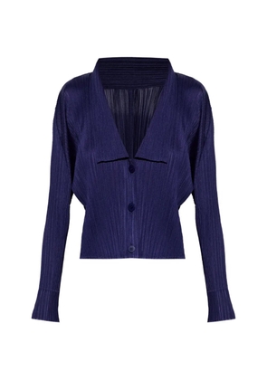 Pleats Please Issey Miyake May pleated blouse - Blue