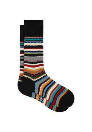 Paul Smith striped socks - Black