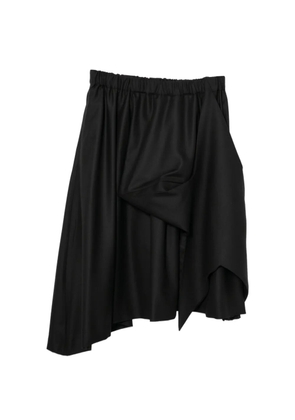 Noir Kei Ninomiya asymmetric skirt - Black