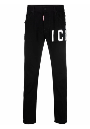 DSQUARED2 logo-print track pants - Black