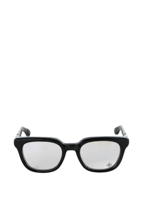 Chrome Hearts logo-plaque square-frame sunglasses - Black