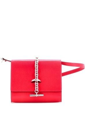 Hermès Pre-Owned Chaine d'Ancre Compact Wallet on Strap Chevre Chamkila shoulder bag - Pink