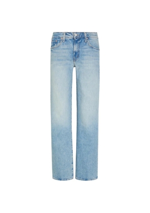 MOTHER Rambler Skimp faded straight-leg jeans - Blue