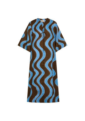 ALEMAIS Frankie midi dress - Brown