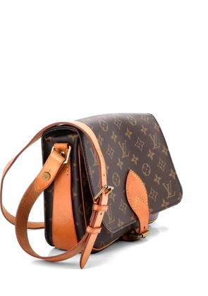 Louis Vuitton Pre-Owned Cartouchiere Handbag Monogram Canvas MM crossbody bag - Brown