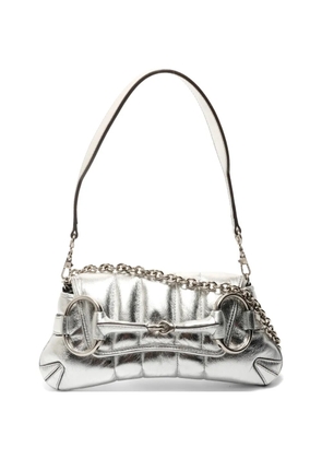 Gucci Pre-Owned Horsebit Chain shoulder bag - Silver