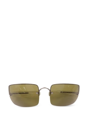 Prada Pre-Owned rectangle-frame sunglasses - Silver