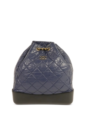 CHANEL Pre-Owned Gabrielle quilted backpack - Blue