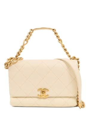CHANEL Pre-Owned CC turn-lock shoulder bag - Neutrals
