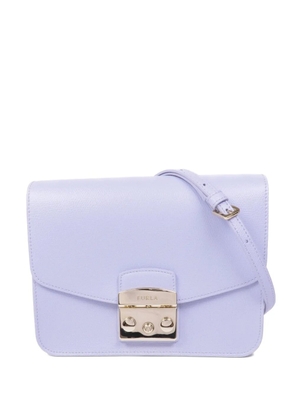 Furla leather shoulder bag - Purple