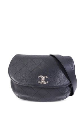 CHANEL Pre-Owned turn-lock-fastening shoulder bag - Black