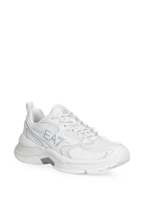 Ea7 Emporio Armani Predator logo-detail sneakers - White