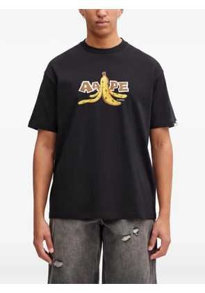 AAPE BY *A BATHING APE® banana-print T-shirt - Black