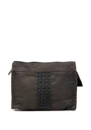 Hermès Pre-Owned 1990-2010 Canvas Herline pouch - Grey