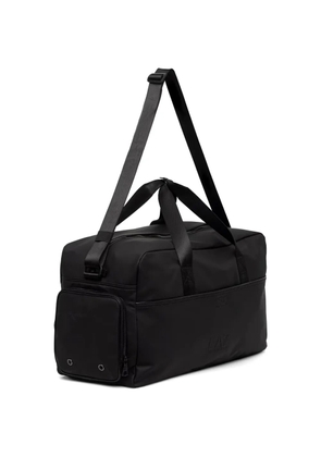Ea7 Emporio Armani logo-embossed adjustable-strap holdall - Black