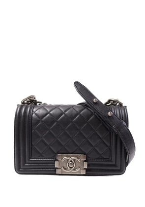 CHANEL Pre-Owned Boy CC turn-lock chain-strap shoulder bag - Black