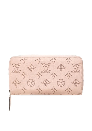 Louis Vuitton Pre-Owned 2018 Monogram Mahina Zippy Wallet long wallets - Pink