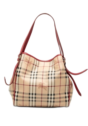 Burberry Pre-Owned 2000-2017 Small Haymarket Check Coated Canvas Canterbury tote bag - Neutrals