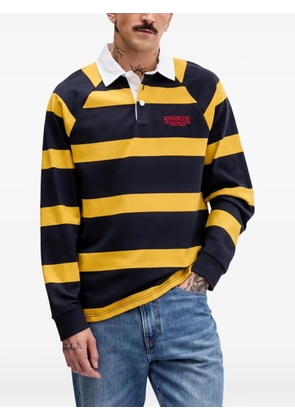 Benetton x Stranger Things striped polo shirt - Blue