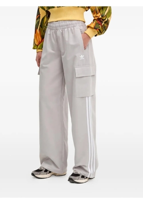 adidas striped pocket tranck pants - Grey