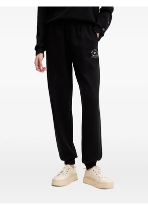 Emporio Armani button-embellished tracksuit - Black