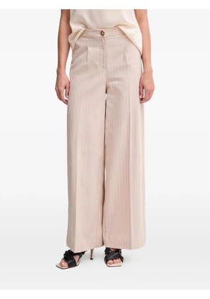 Benetton striped trousers - Neutrals
