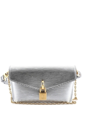 Louis Vuitton Pre-Owned Padlock on Strap Handbag Epi Leather crossbody bag - Silver
