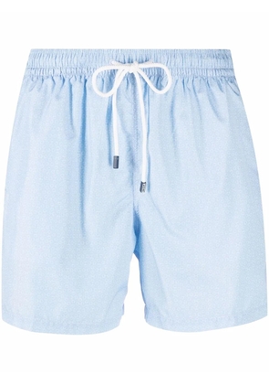Fedeli tonal-print swim shorts - Blue