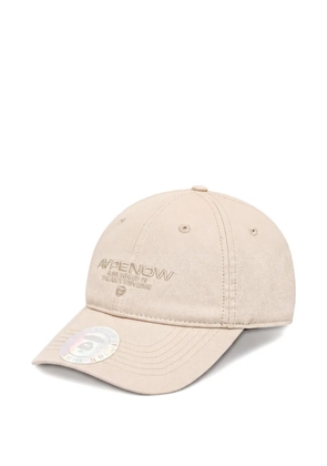 AAPE BY *A BATHING APE® logo-embroidered baseball cap - Neutrals
