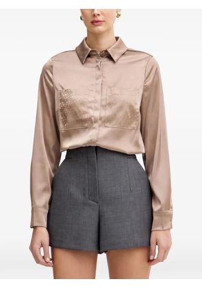 GUESS USA patch-pocket shirt - Neutrals