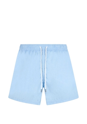 Fedeli drawstring elasticated-waistband swim shorts - Blue