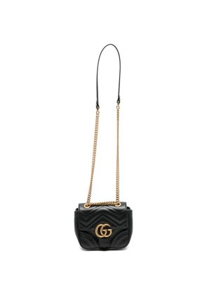 Gucci Pre-Owned GG Marmont leather shoulder bag - Black