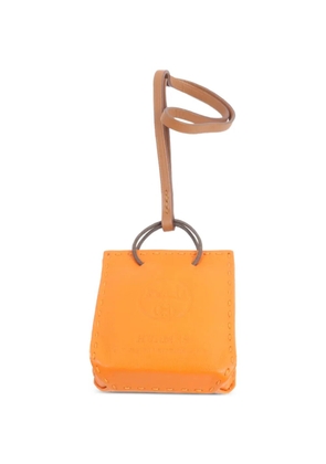 Hermès Pre-Owned Sac leather bag charm - Orange