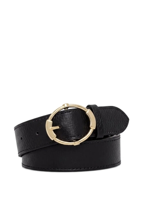Coccinelle oval-buckle belt - Black