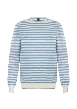 Fedeli striped crew-neck sweater - Neutrals