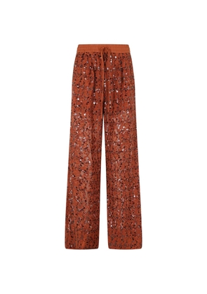 Essentiel Antwerp Jenims sequin-embellished trousers - Orange