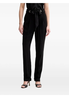 Morgan bow-detail trousers - Black