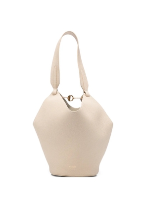 KHAITE Pre-Owned mini Lotus tote bag - Neutrals