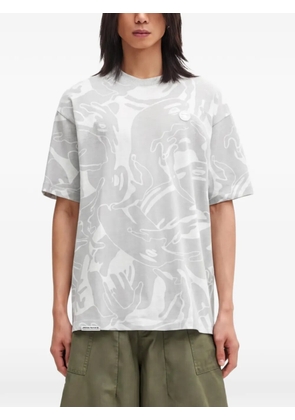 AAPE BY *A BATHING APE® patterned T-shirt - Grey