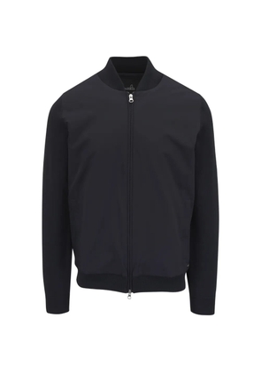 wahts Paxton panelled zip-up bomber jacket - Blue