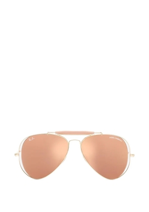 Dolce & Gabbana Eyewear x RAY-BAN aviator-frame sunglasses - Gold