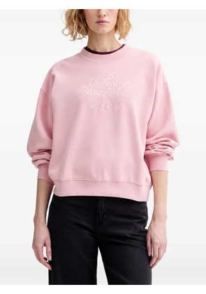 Levi's logo-embroidery sweatshirt - Pink