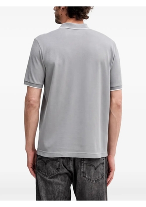 Marc O'Polo piped-trim polo shirt - Grey