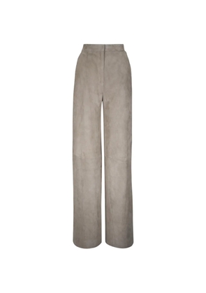 Jitrois panelled suede trousers - Neutrals