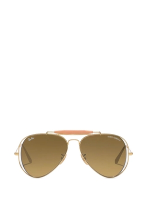 Dolce & Gabbana Eyewear x ray-ban pilot-frame sunglasses - Gold